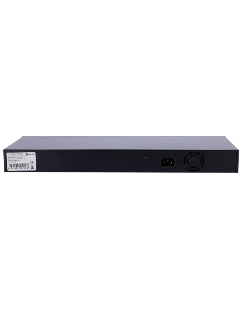 Safire Switch Hi-PoE - 24 puertos + 2 SFP Uplink + 2 Uplink RJ45 - Vel