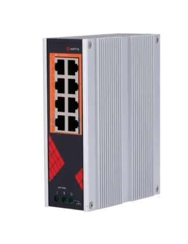 Safire Switch Industrial Alimentación AC 90~264V - 8 puertos Gigabit 1