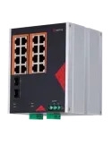 Safire Switch Industrial Alimentación AC y DC - 16 puertos Gigabit + 2