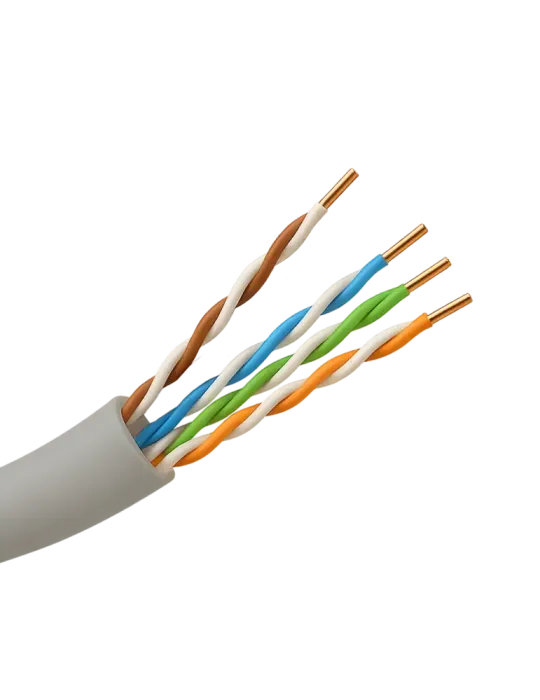 Safire Cable UTP categoría 5E - Conductor CCA - Diámetro 24 AWG-0,52mm
