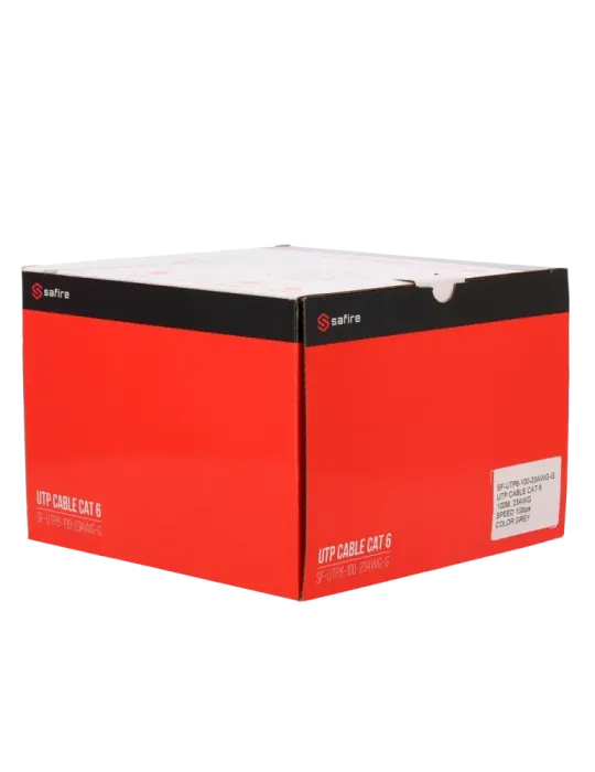 Safire Cable UTP categoría 6 - Conductor CCA - Diámetro 23 AWG-0,58mm