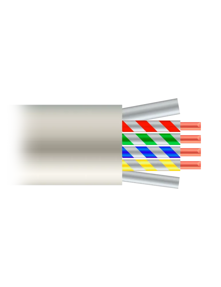 Safire Cable UTP categoría 6 - Conductor CCA - Diámetro 23 AWG-0,58mm