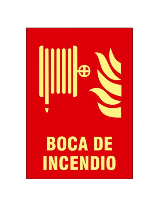 NACIONAL Cartel de señalización - Equipos de protección contra incendi