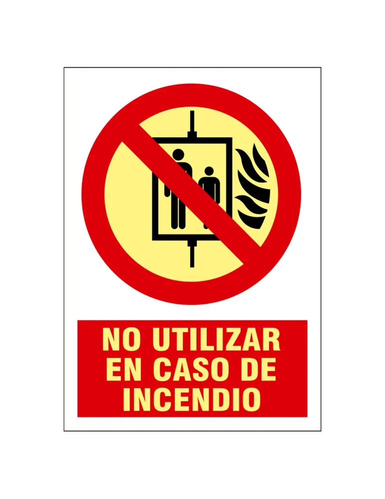 NACIONAL Cartel de señalización - Equipos de protección contra incendi