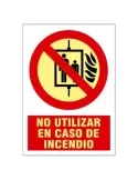 NACIONAL Cartel de señalización - Equipos de protección contra incendi