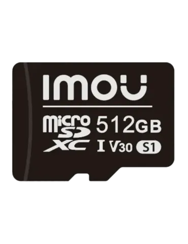 IMOU Tarjeta microSD Imou - Capacidad 512 GB - Clase 10 | Velocidad R/
