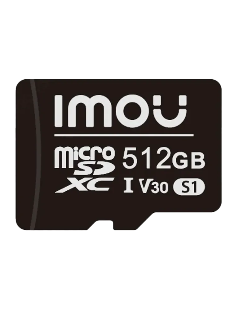 IMOU Tarjeta microSD Imou - Capacidad 512 GB - Clase 10 | Velocidad R/