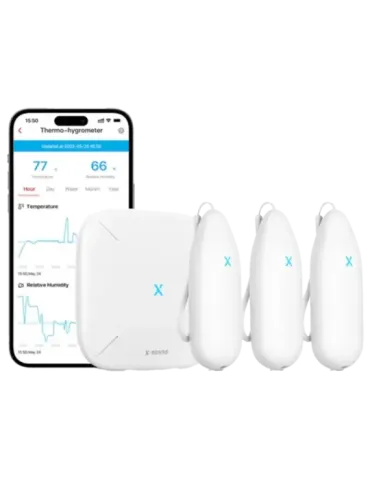 X-SENSE - Kit 3+1 TPH con puerta de enlace - 3 sensores de temperatura