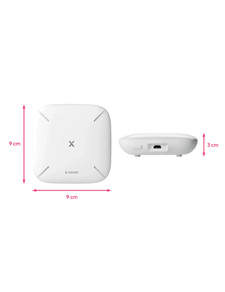 X-SENSE - Kit 3+1 TPH con puerta de enlace - 3 sensores de temperatura