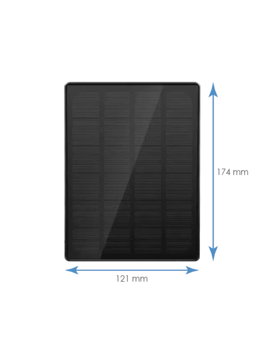MARCA BLANCA Panel solar de 3W - Para cámaras IP a batería - Monocrist