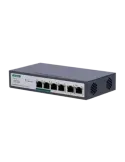 MARCA BLANCA Switch PoE - 4 puertos PoE+ FE + 2 FE Uplink - Velocidad