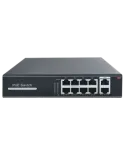MARCA BLANCA Switch PoE - 8 puertos RJ45 + 2 RJ45 Uplink - Velocidad d