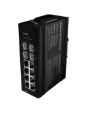 MARCA BLANCA Switch PoE Marca Blanca - Montaje en carril DIN - 8 Puert