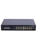 MARCA BLANCA Switch PoE - 16 puertos RJ45 + 2 SFP Uplink - 16x 10/100/