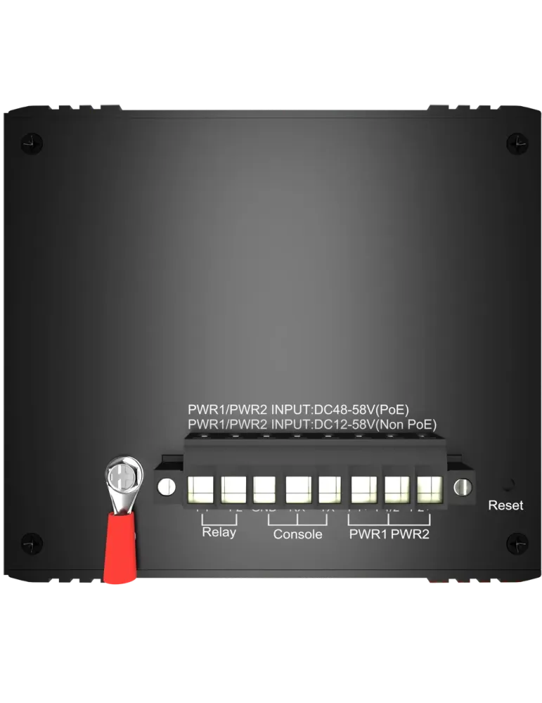 MARCA BLANCA Switch PoE Marca Blanca - Montaje en carril DIN - 24 Puer