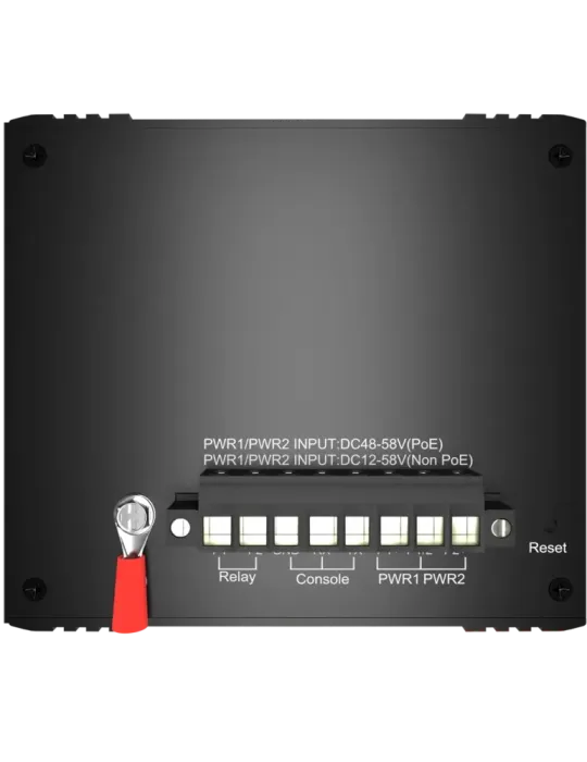 MARCA BLANCA Switch PoE Marca Blanca - Montaje en carril DIN - 24 Puer
