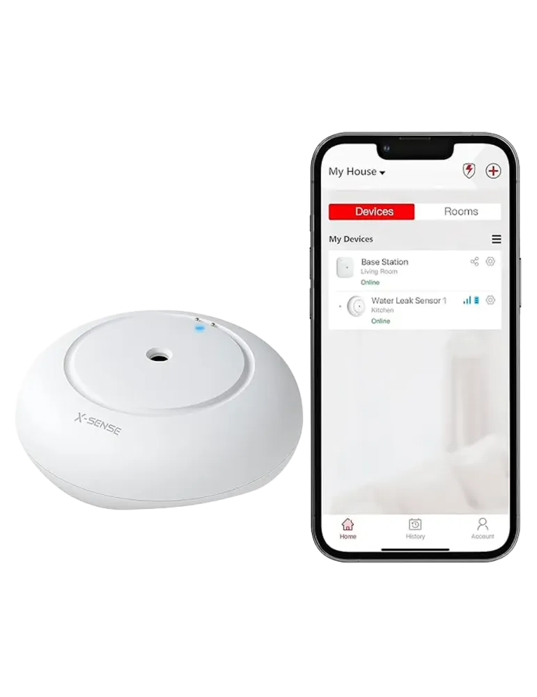 X-SENSE Sensor de fugas de agua inalámbrico - Wi-Fi - IP66 - Compatibl