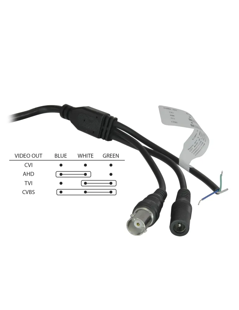 MARCA BLANCA Cámara domo Gama 1080p PRO - 4 en 1 (HDTVI / HDCVI / AHD