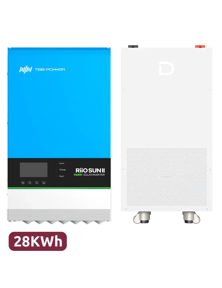 TBB Pack Inversor + Batería - Potencia 8000W - 2 entradas MPPT - Inver