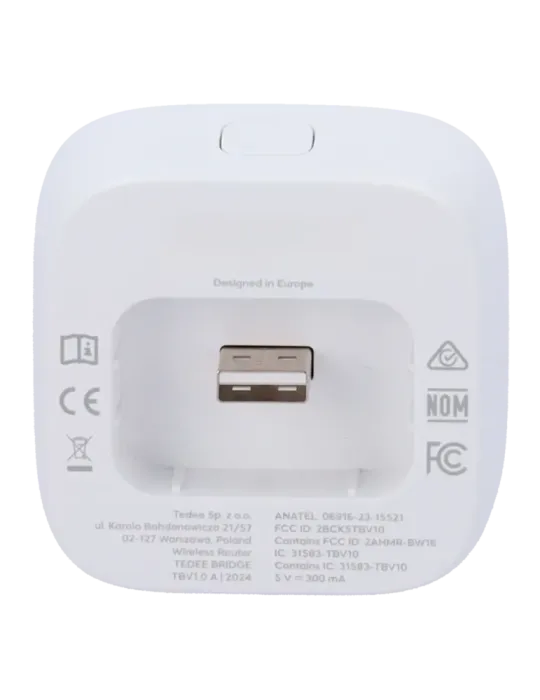 TEDEE Accesorio de puerta de enlace WiFi - Conexión Bluetooth con equi