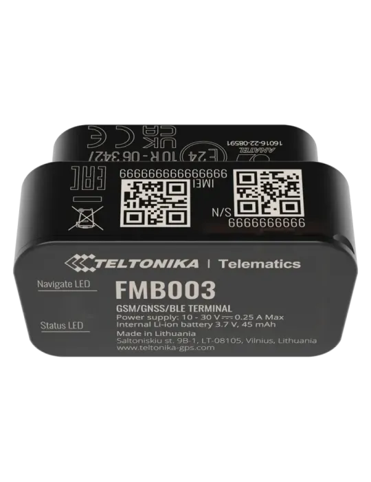 TELTONIKA Tracker Plug y Play para vehículos - Conexión OBD - Instalac