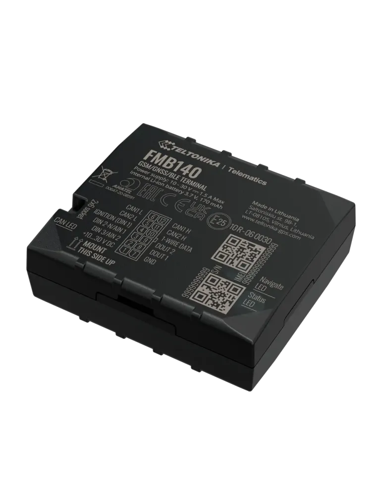 TELTONIKA Tracker avanzado para vehículos - Conexión cableado interno