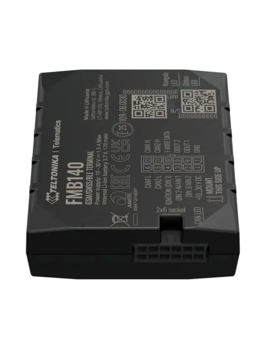 TELTONIKA Tracker avanzado para vehículos - Conexión cableado interno