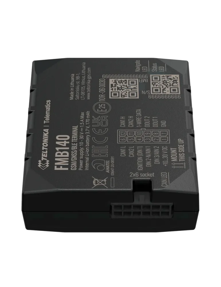 TELTONIKA Tracker avanzado para vehículos - Conexión cableado interno