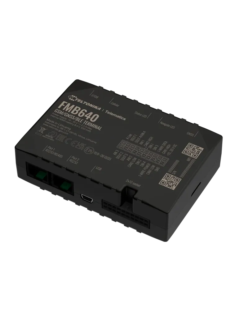 TELTONIKA Tracker profesional para vehículos - Conexión cableado inter