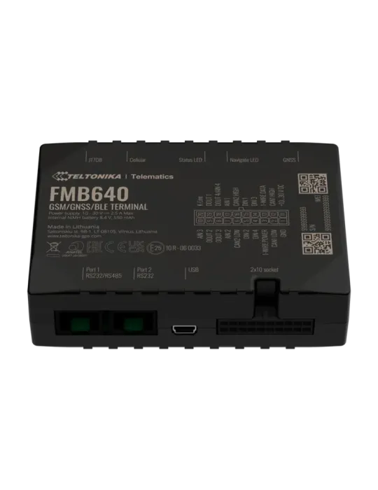 TELTONIKA Tracker profesional para vehículos - Conexión cableado inter