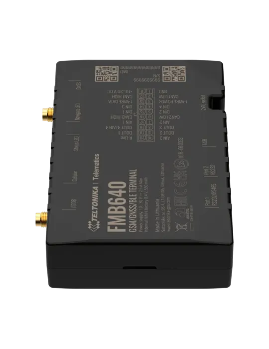 TELTONIKA Tracker profesional para vehículos - Conexión cableado inter