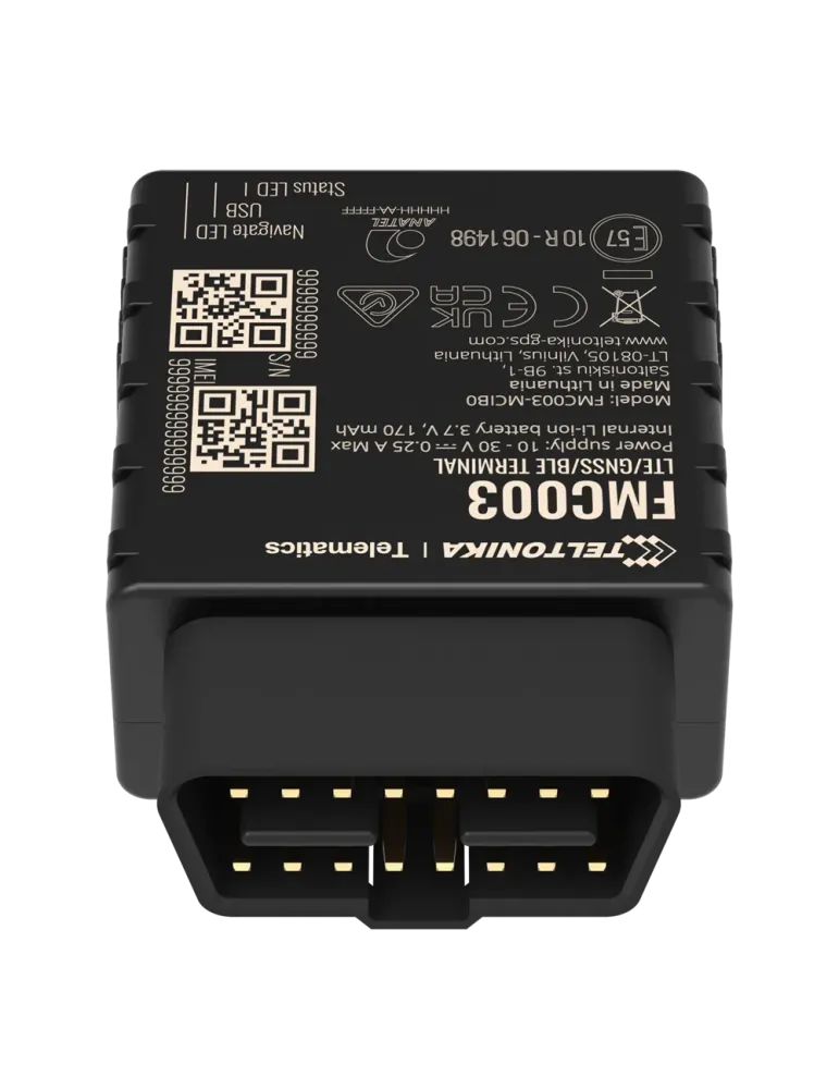TELTONIKA Tracker Plug y Play para vehículos - Conexión OBD - Instalac
