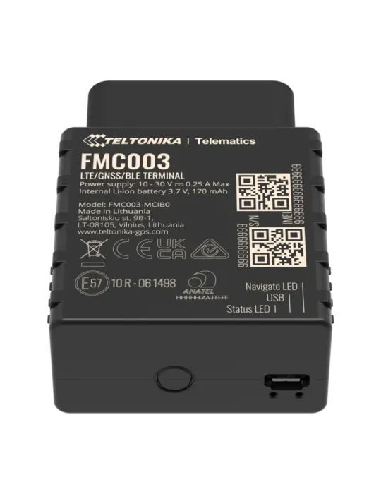 TELTONIKA Tracker Plug y Play para vehículos - Conexión OBD - Instalac
