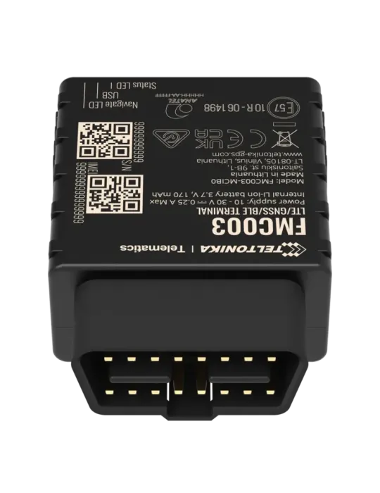 TELTONIKA Tracker Plug y Play para vehículos - Conexión OBD - Instalac