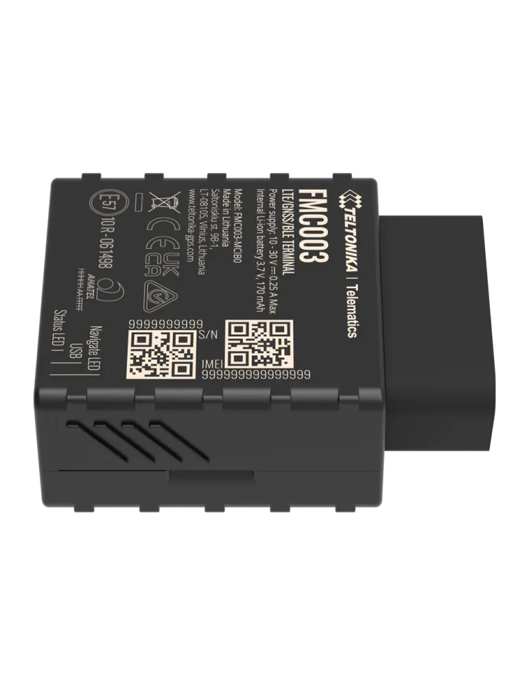 TELTONIKA Tracker Plug y Play para vehículos - Conexión OBD - Instalac