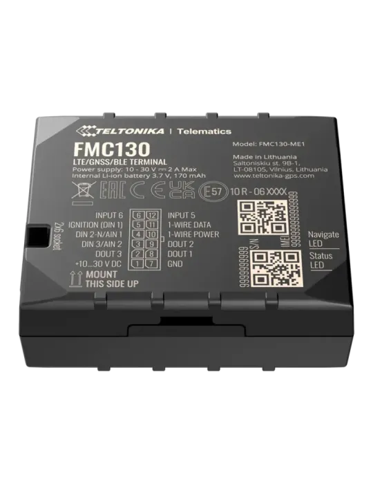 TELTONIKA Tracker avanzado para vehículos - Conexión cableado interno