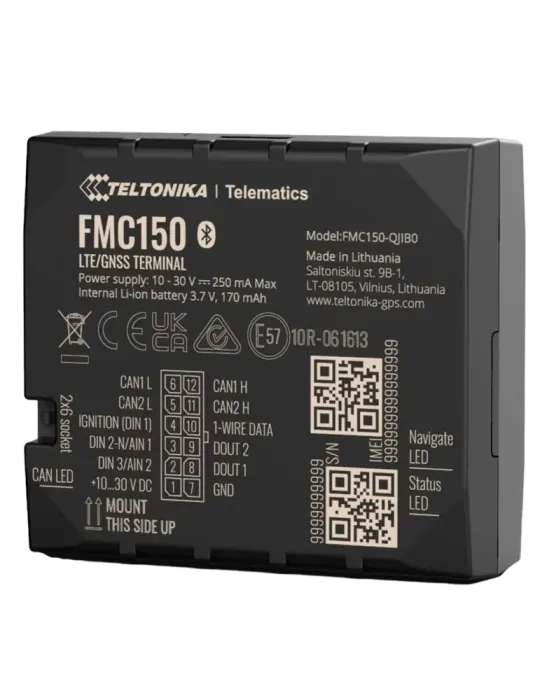 TELTONIKA Tracker avanzado para vehículos - Conexión cableado interno