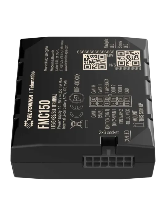 TELTONIKA Tracker avanzado para vehículos - Conexión cableado interno