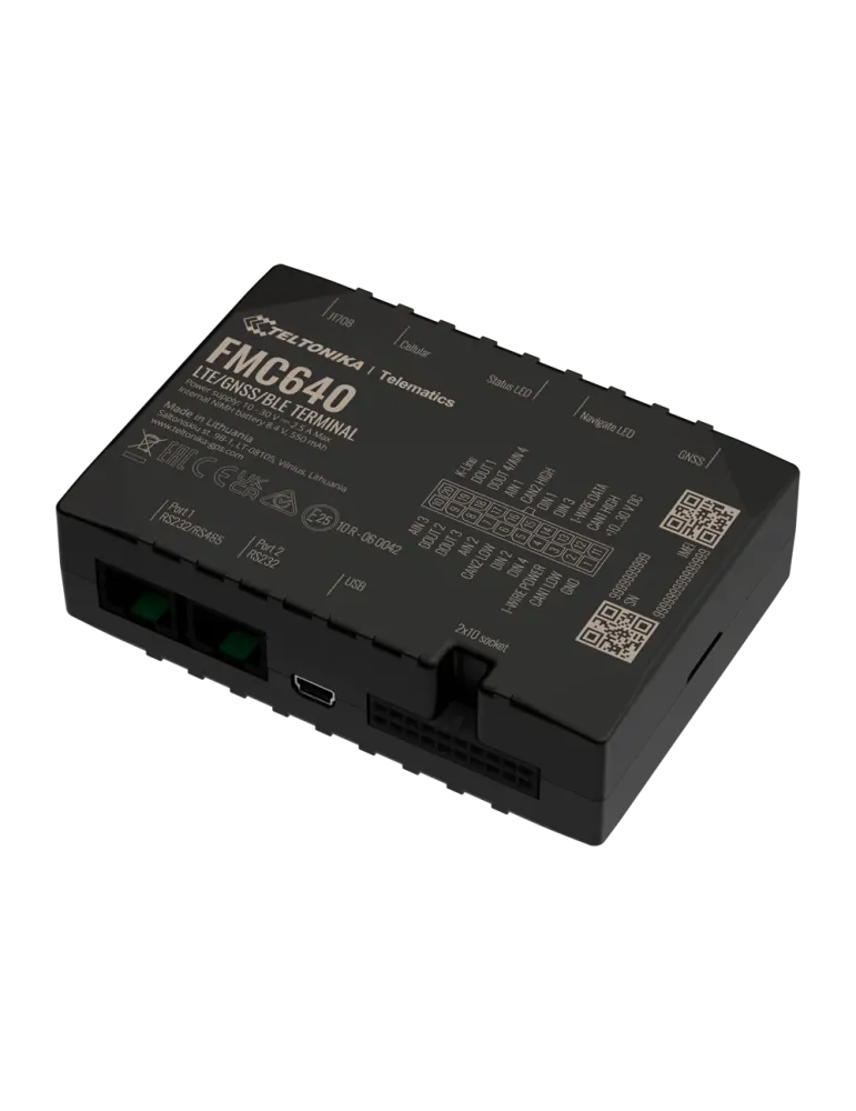 TELTONIKA Tracker profesional para vehículos - Conexión cableado inter