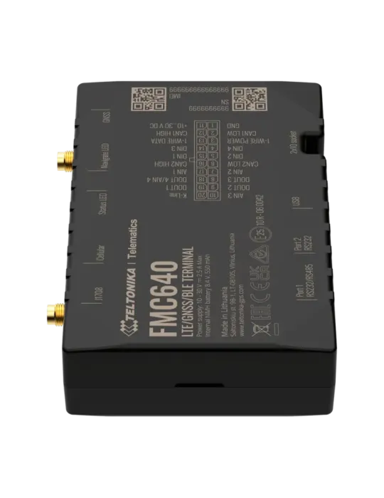 TELTONIKA Tracker profesional para vehículos - Conexión cableado inter