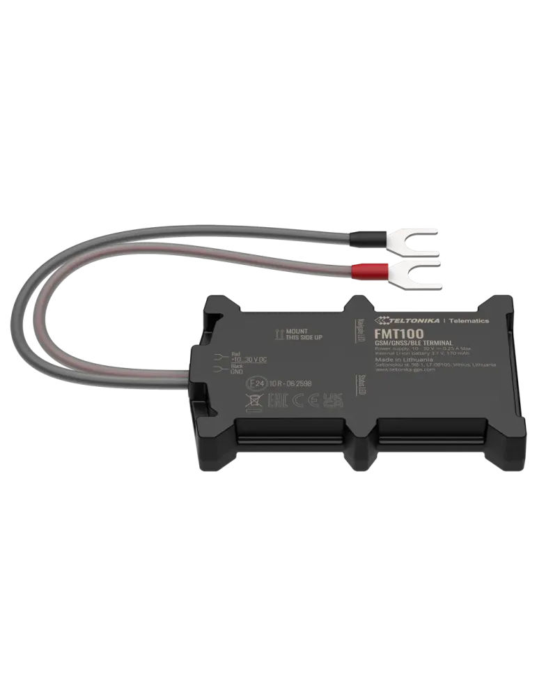 TELTONIKA Tracker Plug y Play para vehículos - Conexión batería de veh