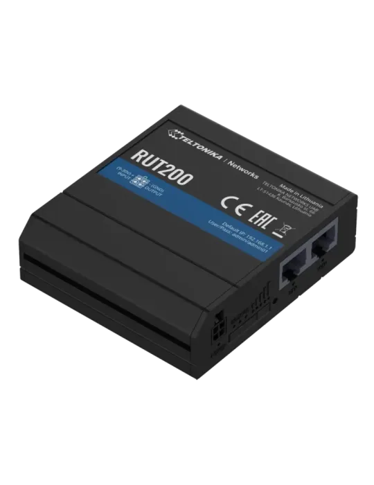Teltonika Router 4G Industrial - 2 puertos Ethernet RJ45 Fast Ethernet