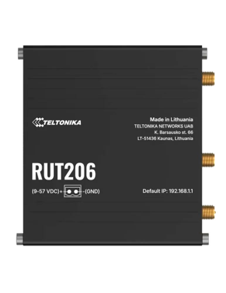 Teltonika Router 4G Industrial - 2 puertos Ethernet RJ45 Fast Ethernet