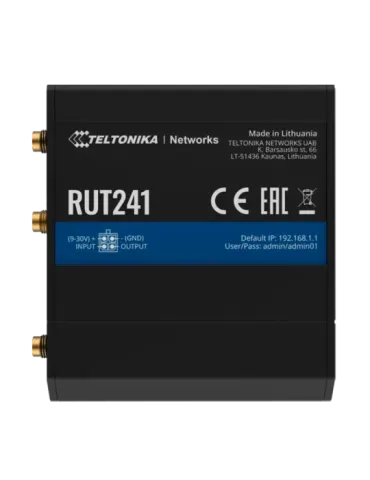 Teltonika Router 4G Industrial - 2 puertos Ethernet RJ45 Fast Ethernet
