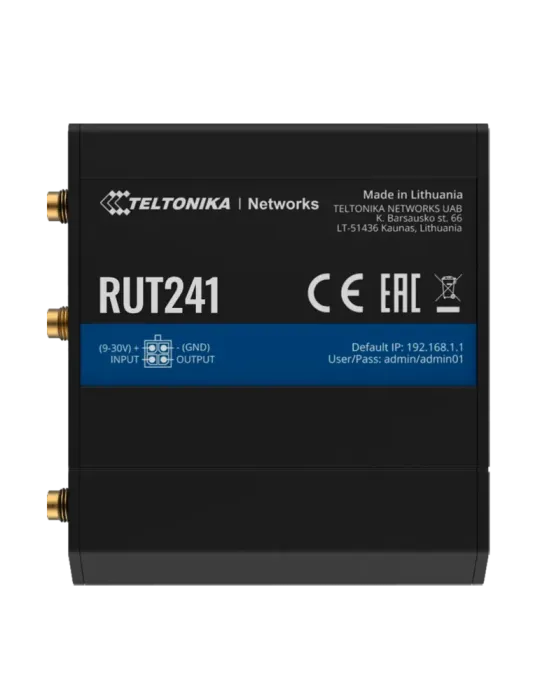 Teltonika Router 4G Industrial - 2 puertos Ethernet RJ45 Fast Ethernet