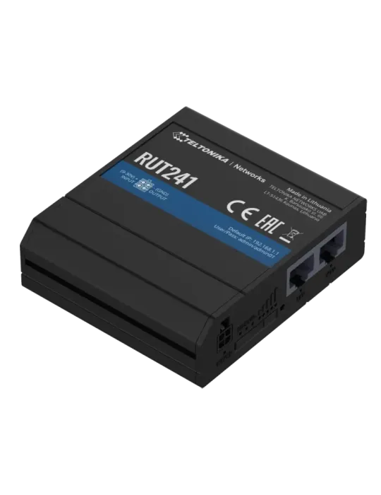Teltonika Router 4G Industrial - 2 puertos Ethernet RJ45 Fast Ethernet
