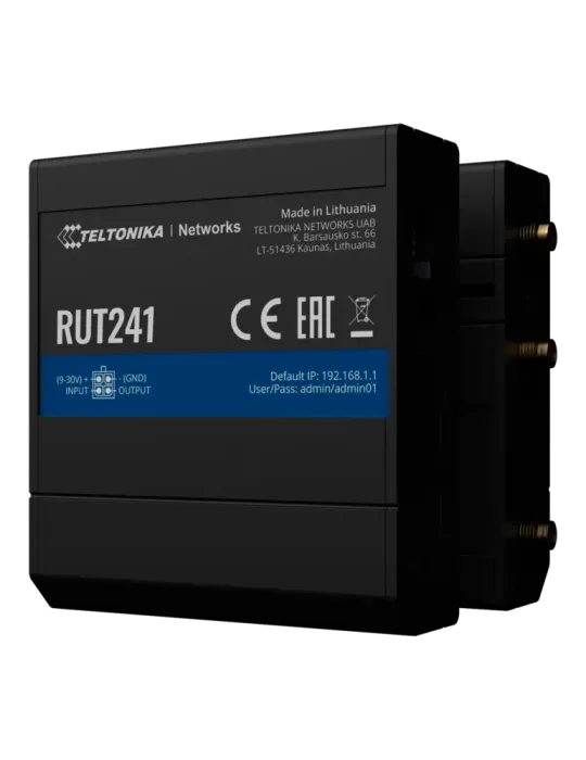 Teltonika Router 4G Industrial - 2 puertos Ethernet RJ45 Fast Ethernet