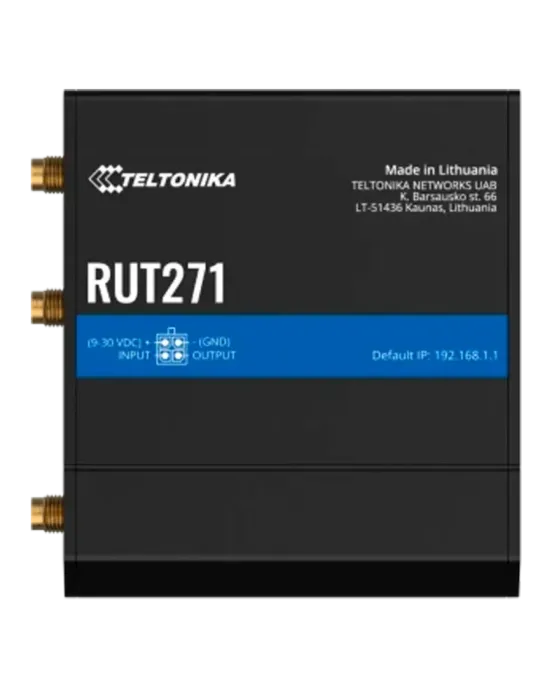 Teltonika Router Redcap 5G Industrial - 2 puertos Ethernet RJ45 Fast E