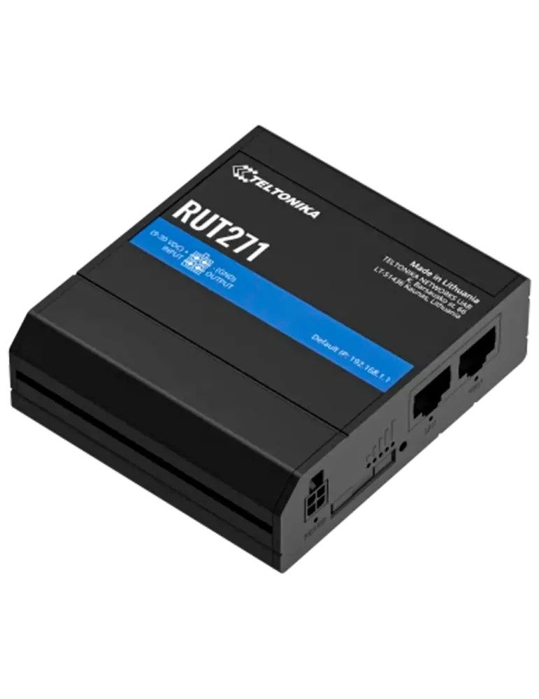 Teltonika Router Redcap 5G Industrial - 2 puertos Ethernet RJ45 Fast E