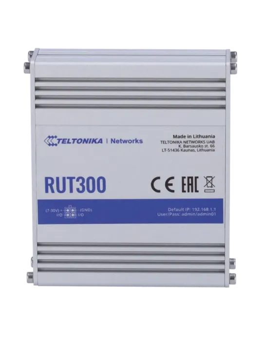 Teltonika Router Industrial - 5 puertos Ethernet RJ45 Fast Ethernet -